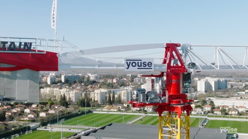 grue de youse, promoteur immobilier à lyon, sur le chantier de all in academy